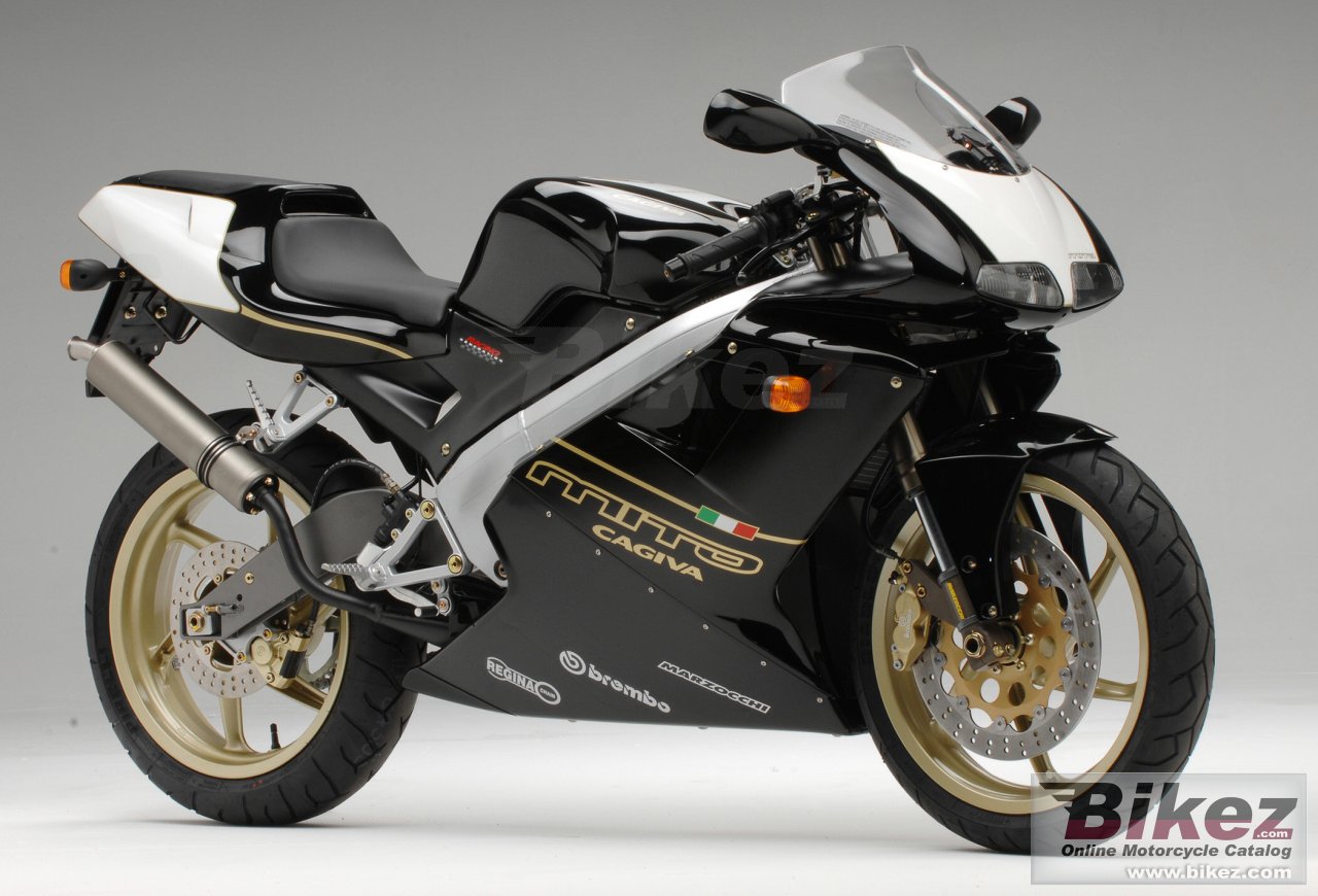Big Cagiva mito 125 oro picture and wallpaper from Bikez.com